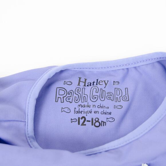 Hatley 2-Piece Mermaid Tales Rashguard Swim Set Purple Turquoise Baby 12-18m - Picture 4 of 9